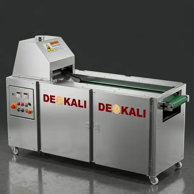 Semi Automatic Roti Making Machine 1500 Roti per Hour by Deokali Engineering Works